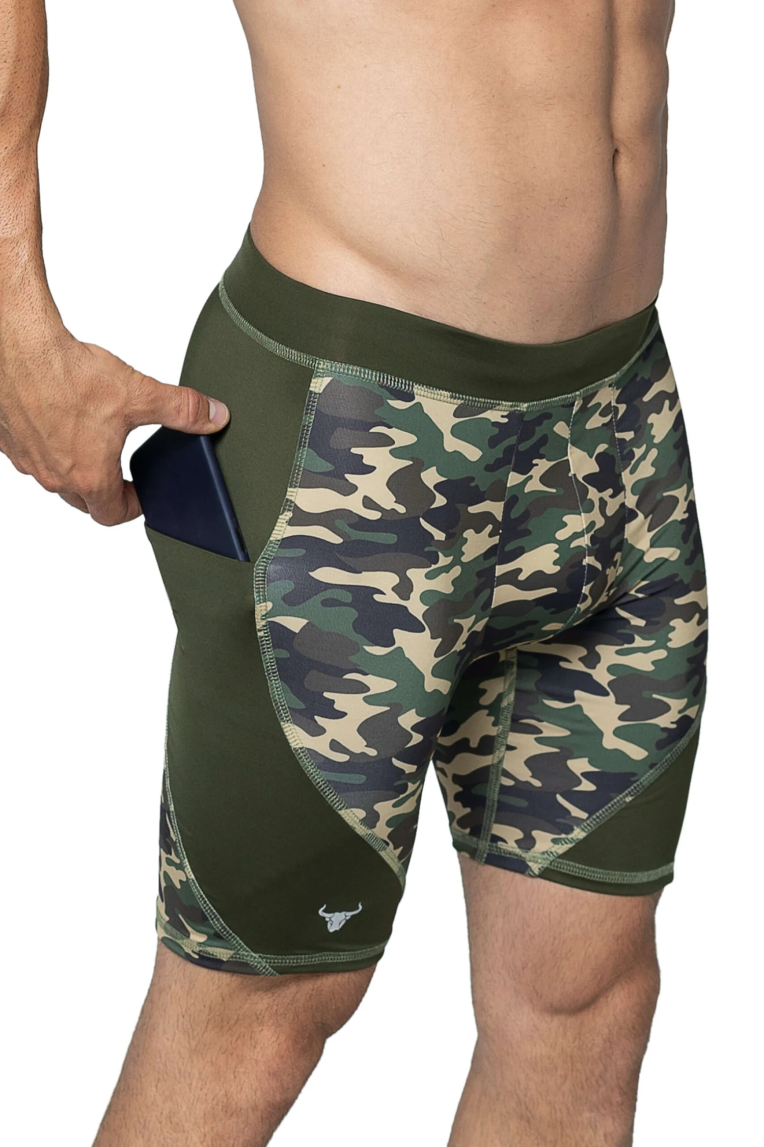 Green Camo Shorts 2 Green Camo Shorts - Image 2