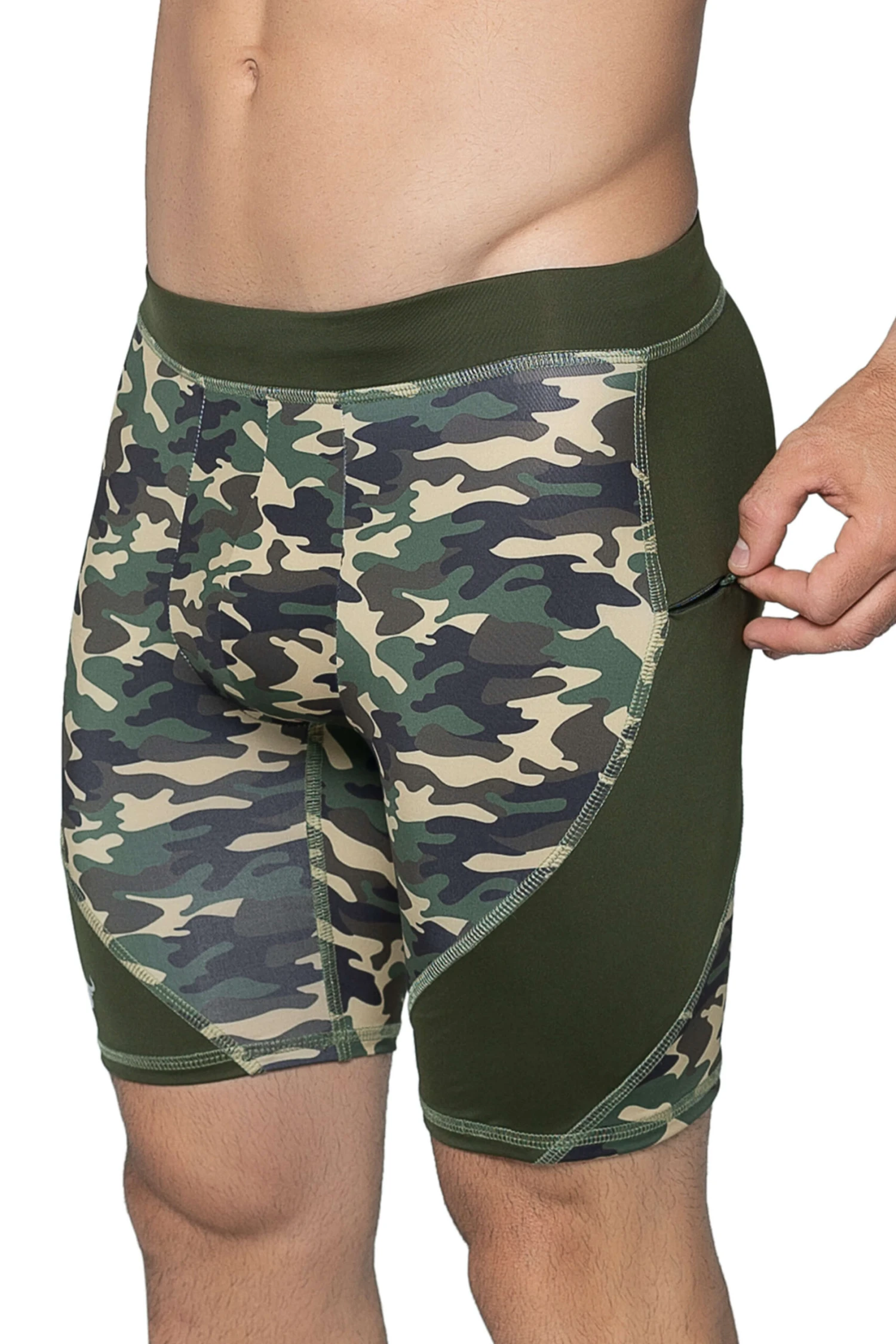 Green Camo Shorts 4 Green Camo Shorts - Image 4