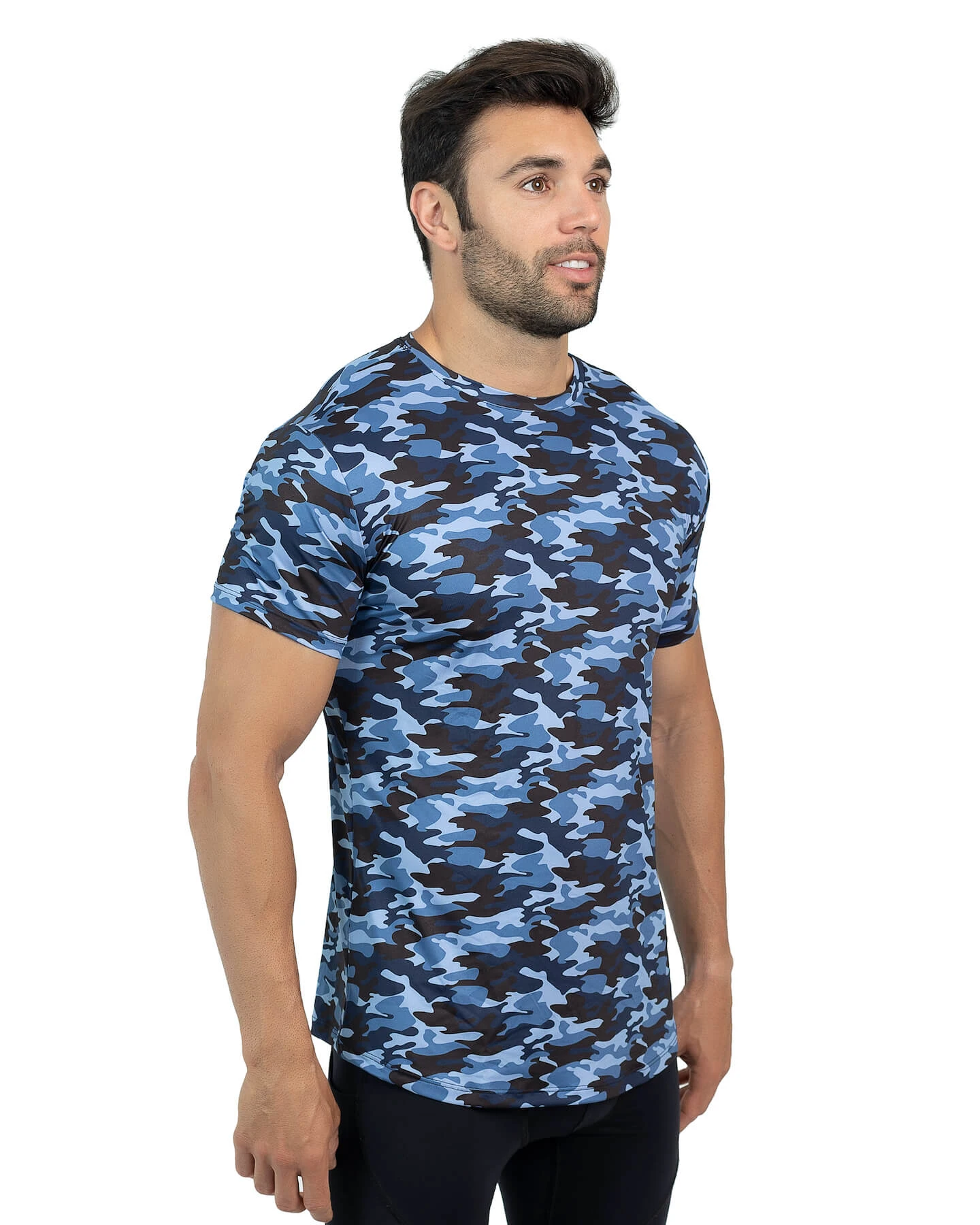 Blue Camo T-shirt 2 Blue Camo T-shirt - Image 2