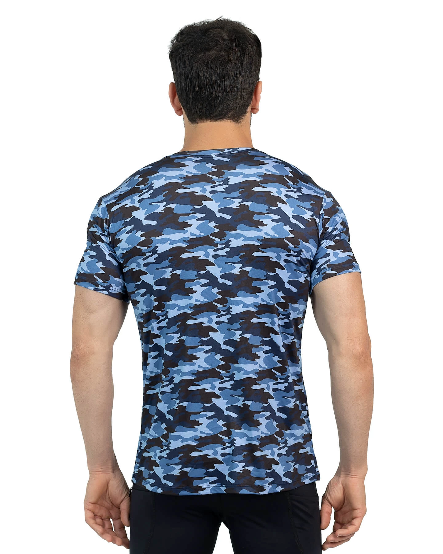 Blue Camo T-shirt 3 Blue Camo T-shirt - Image 3