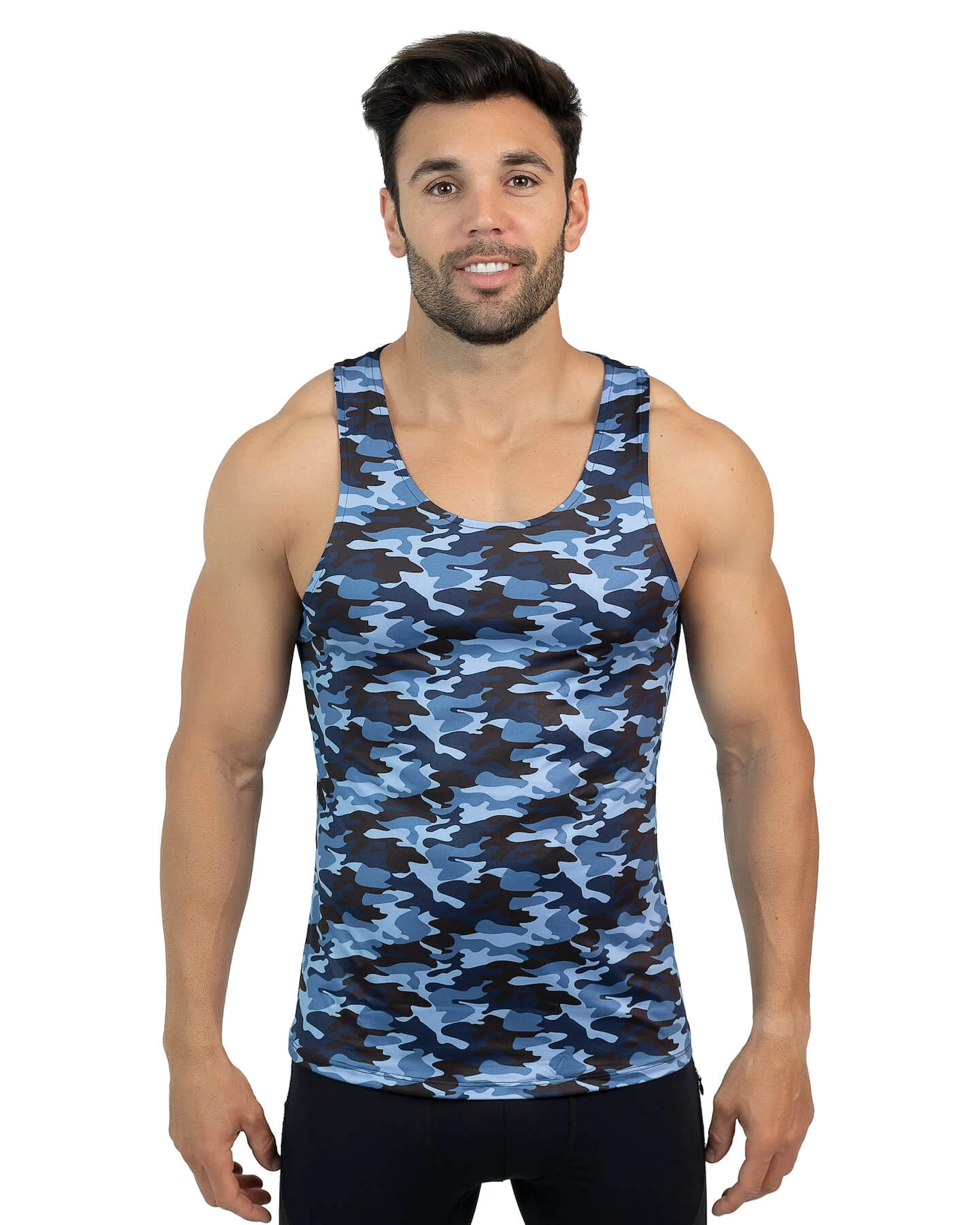 Blue Camo Tank Top 1 Blue Camo Tank Top