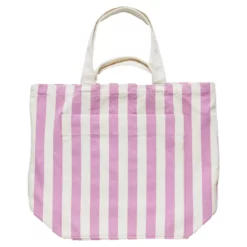 Baggu Giant Pocket Tote - Pink Awning Stripe