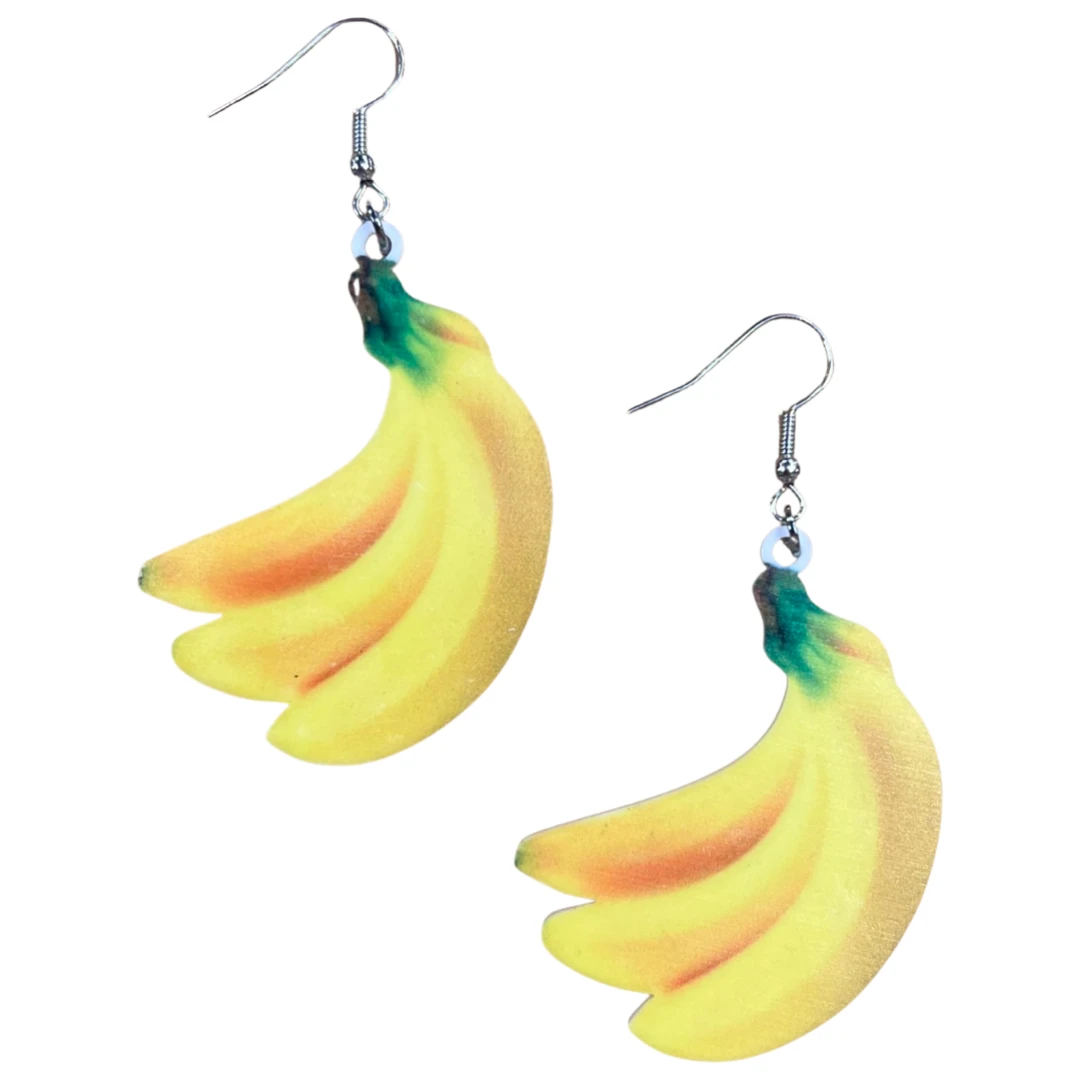 Juicy Juicy Earrings - Bananas 1 Juicy Juicy Earrings - Bananas