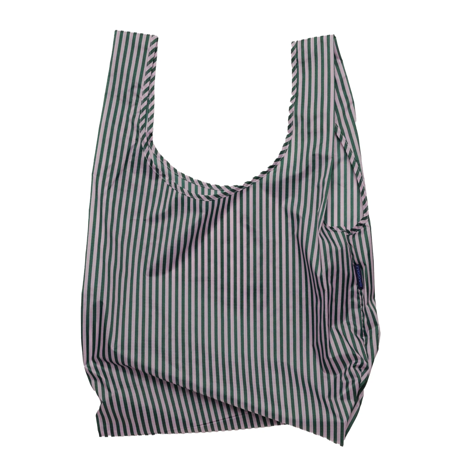 Standard Baggu Bag - Lilac Candy Stripe 1 Standard Baggu Bag - Lilac Candy Stripe