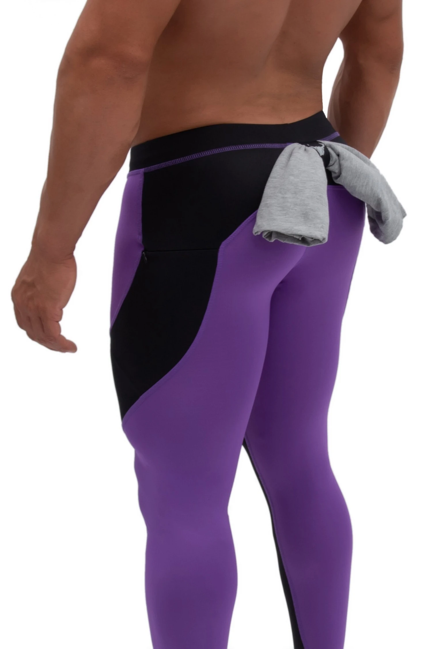 Purple/Black Meggings 3 Purple/Black Meggings - Image 3