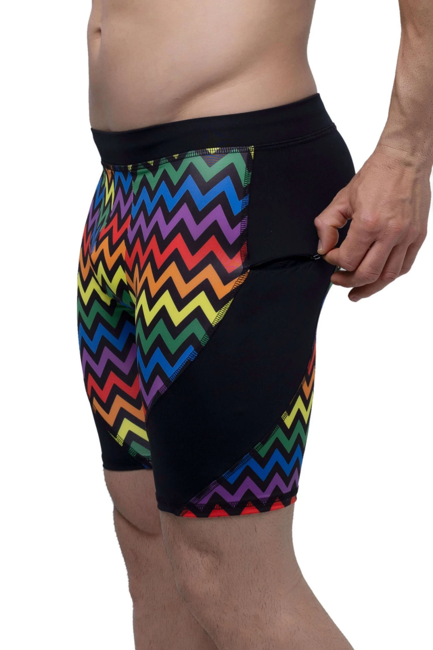 Pride Zigzag Shorts 4 Pride Zigzag Shorts - Image 4