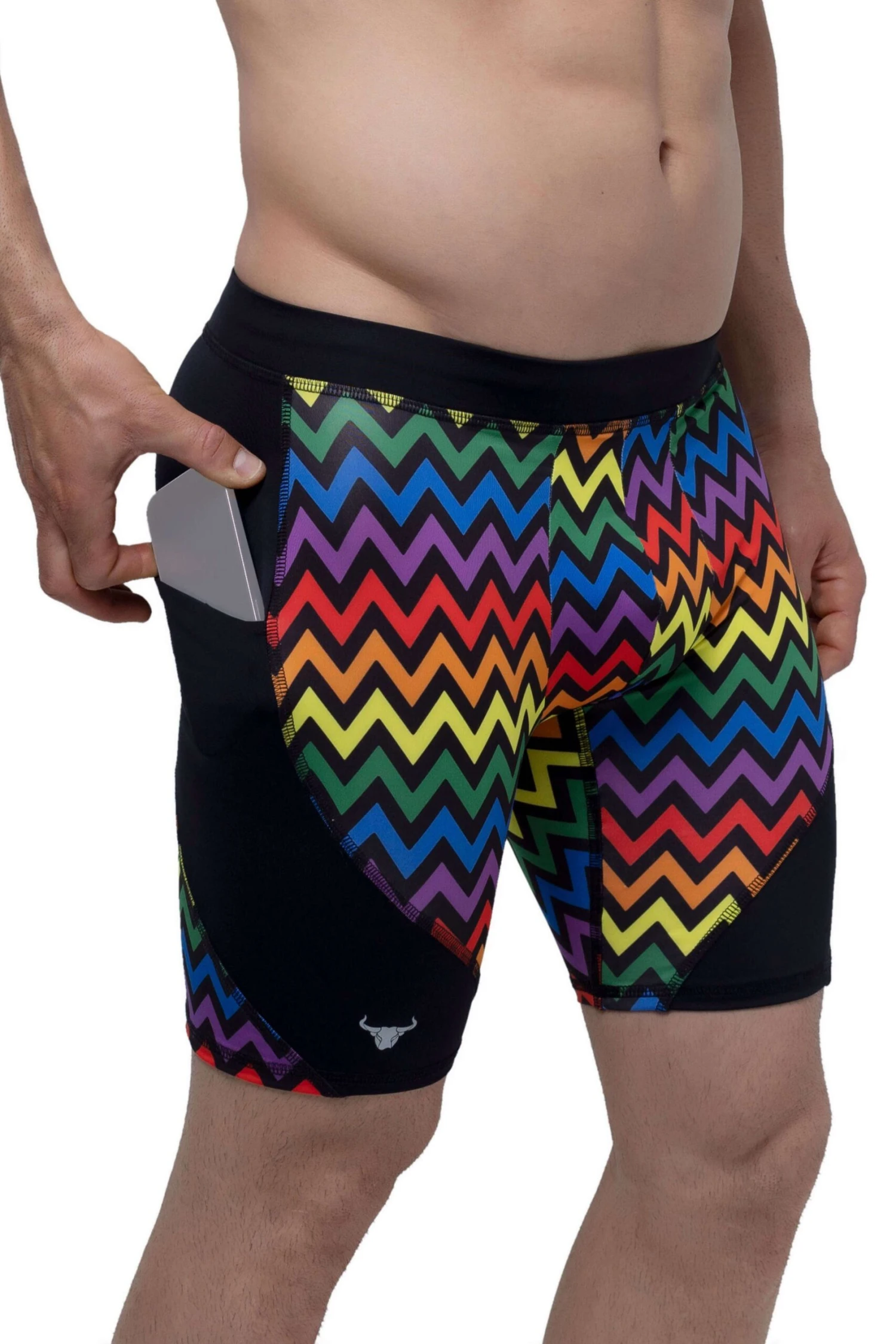 Pride Zigzag Shorts 2 Pride Zigzag Shorts - Image 2