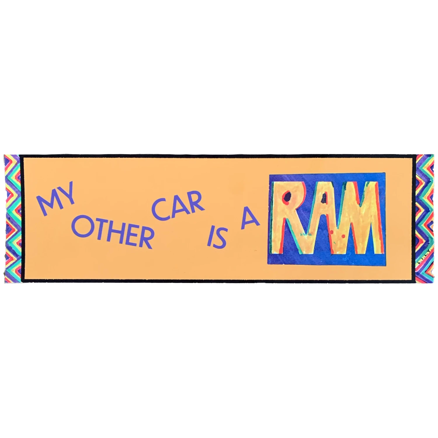 RAM Bumper Sticker 1 RAM Bumper Sticker