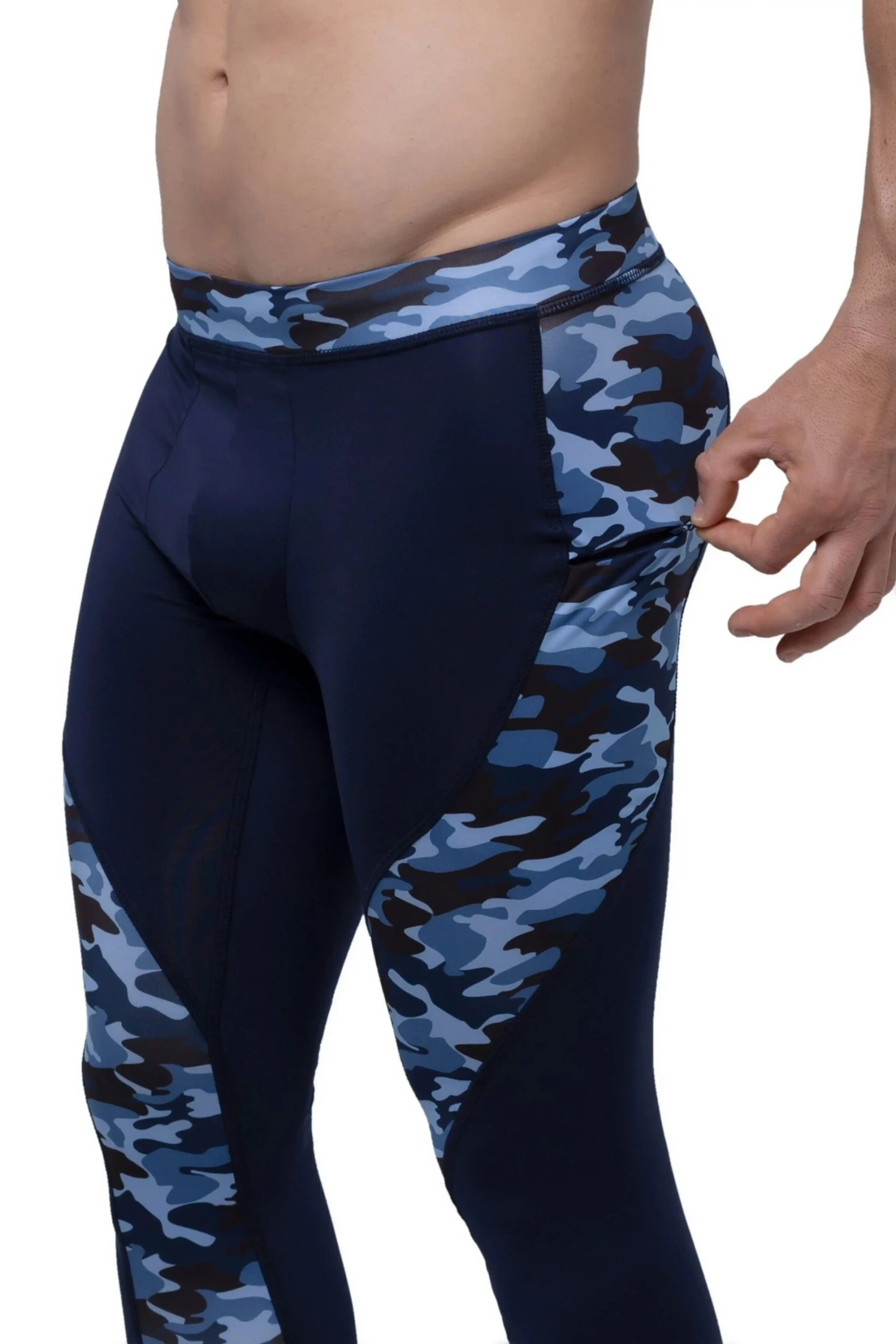Reverse Blue Camo Meggings 4 Reverse Blue Camo Meggings - Image 4