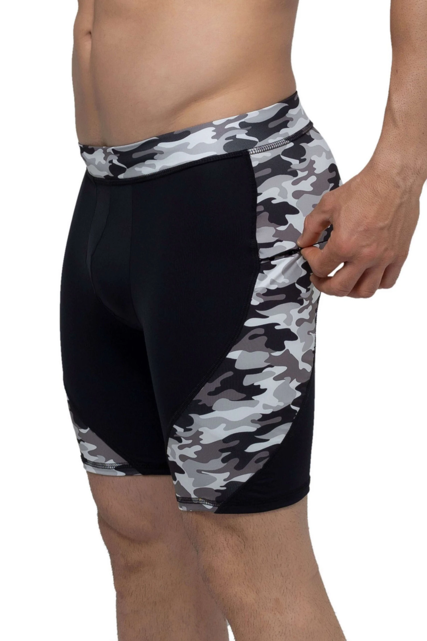 Reverse Gray Camo Shorts 4 Reverse Gray Camo Shorts - Image 4