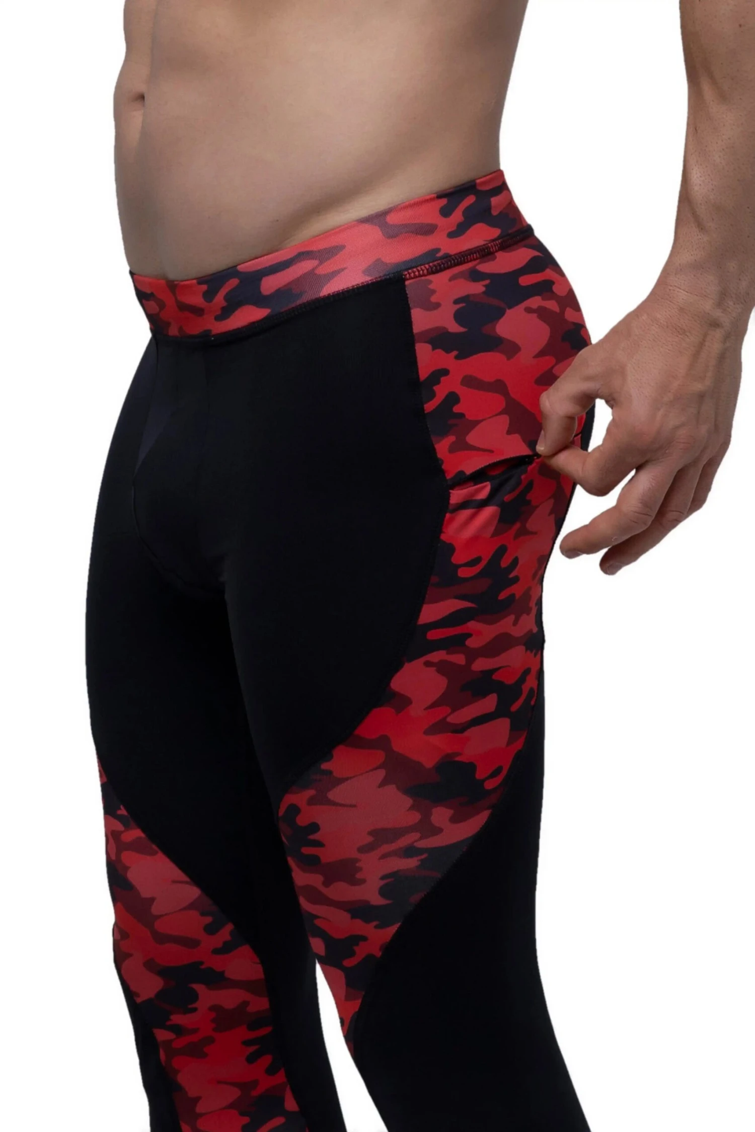 Reverse Red Camo Meggings 4 Reverse Red Camo Meggings - Image 4