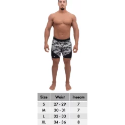 Gray Camo Biker Shorts -Genesis shop SizeChart Shorts COMPRESSED 644ed014 9b2c 49b4 82a8 f99d397bb41e