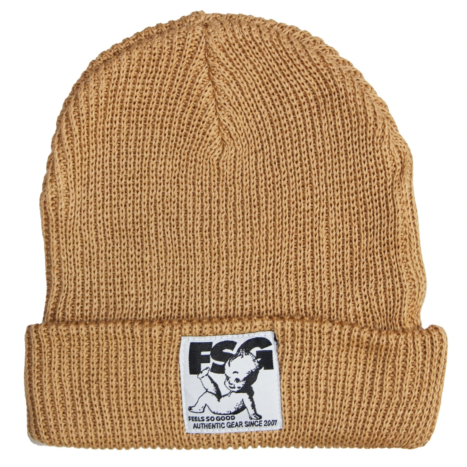 FSG Beanie - Tan 1 FSG Beanie - Tan