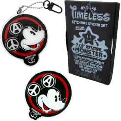 Timeless Keychain & Sticker Set -Genesis shop monstermickeykeychainstickerset
