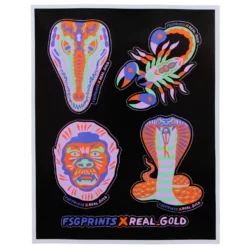 Real Gold Sticker Sheet
