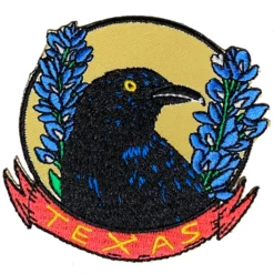 Texas Grackle Embroidered Patch